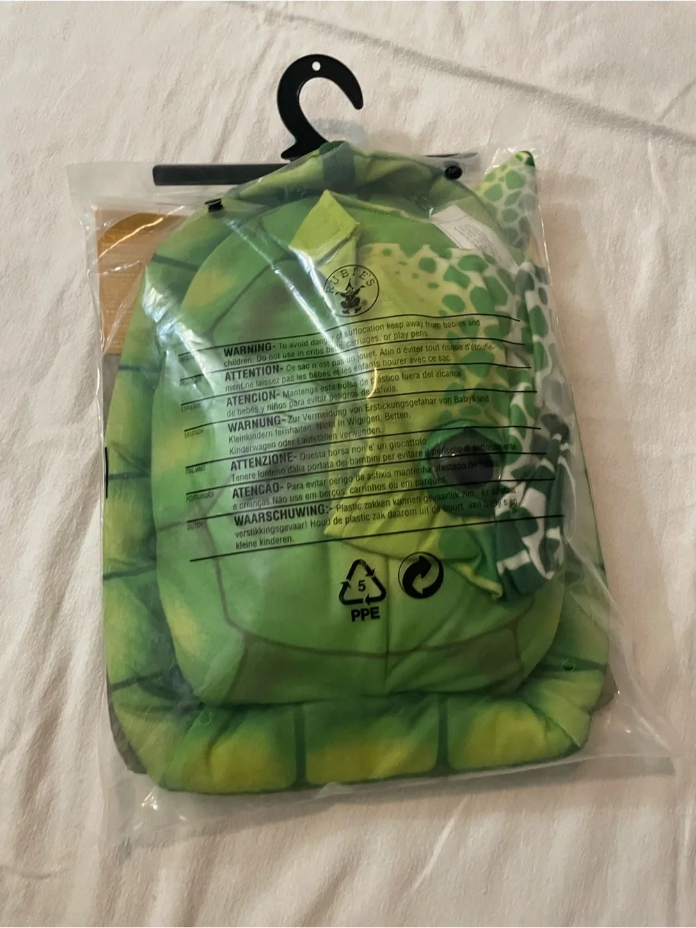 Green Turtle Toddler Costume
